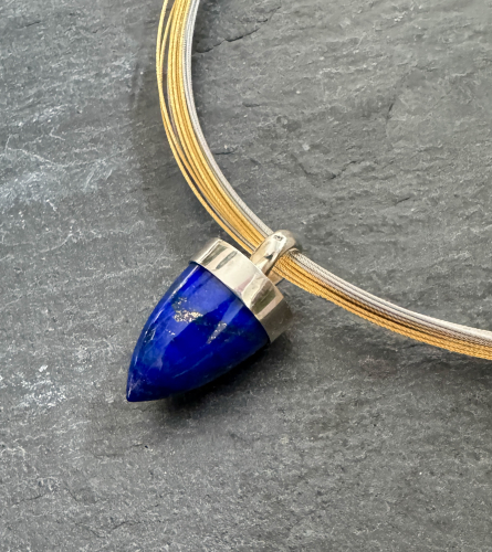 Lapislazuli Spitzkegel Anhänger